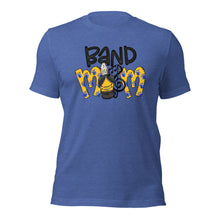 Load image into Gallery viewer, Band Mom Blue and Yellow Paws Unisex t-shirt