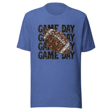 Load image into Gallery viewer, Faux Glitter Sequin Game Day Unisex t-shirt