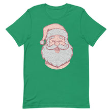 Load image into Gallery viewer, Large Santa Head Unisex t-shirt