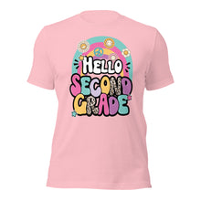 Load image into Gallery viewer, Hello Second Grade Rainbow Unisex t-shirt