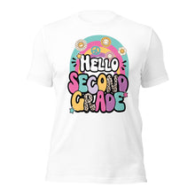 Load image into Gallery viewer, Hello Second Grade Rainbow Unisex t-shirt