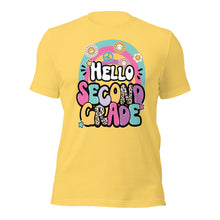 Load image into Gallery viewer, Hello Second Grade Rainbow Unisex t-shirt