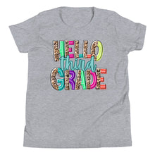Load image into Gallery viewer, Hello Third Grade Youth Short Sleeve T-Shirt