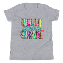 Load image into Gallery viewer, Hello Second Grade Youth Short Sleeve T-Shirt