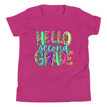 Load image into Gallery viewer, Hello Second Grade Youth Short Sleeve T-Shirt
