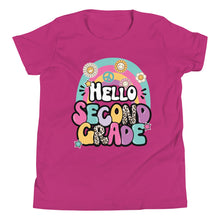 Load image into Gallery viewer, Hello Second Grade Youth Short Sleeve T-Shirt