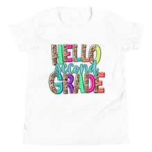 Load image into Gallery viewer, Hello Second Grade Youth Short Sleeve T-Shirt