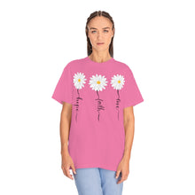 Load image into Gallery viewer, Daisy Hope Faith Love Comfort Colors Unisex Garment-Dyed T-shirt