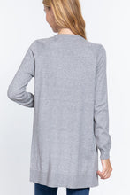 Load image into Gallery viewer, ACTIVE BASIC Open Front Long Sleeve Cardigan