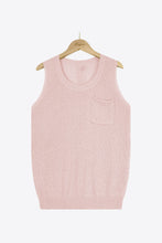 Load image into Gallery viewer, Buttoned Pocket Knit Tank