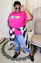 Load image into Gallery viewer, Nurse Color Block Letter T-Shirt