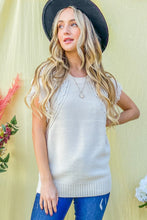 Load image into Gallery viewer, And The Why Openwork Shoulder Fringe Detailed Sweater