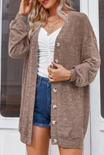Load image into Gallery viewer, Buttoned V-Neck Long Sleeve Cardigans