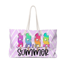 Load image into Gallery viewer, Hello Summer Big Weekender Bag