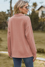 Load image into Gallery viewer, Johnny Collar Dropped Shoulder Blouse