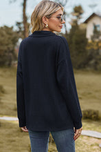 Load image into Gallery viewer, Johnny Collar Dropped Shoulder Blouse