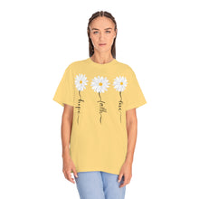 Load image into Gallery viewer, Daisy Hope Faith Love Comfort Colors Unisex Garment-Dyed T-shirt