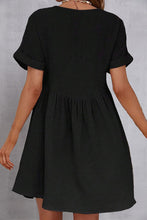 Load image into Gallery viewer, V-Neck Short Sleeve Dress