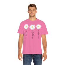 Load image into Gallery viewer, Daisy Hope Faith Love Comfort Colors Unisex Garment-Dyed T-shirt