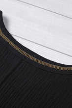 Load image into Gallery viewer, Textured V-Neck Half Sleeve Blouse