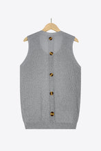 Load image into Gallery viewer, Buttoned Pocket Knit Tank