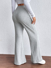 Load image into Gallery viewer, Ribbed Wide Leg Long Pants