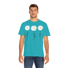 Load image into Gallery viewer, Daisy Hope Faith Love Comfort Colors Unisex Garment-Dyed T-shirt
