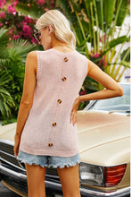 Load image into Gallery viewer, Buttoned Pocket Knit Tank