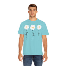 Load image into Gallery viewer, Daisy Hope Faith Love Comfort Colors Unisex Garment-Dyed T-shirt