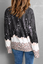 Load image into Gallery viewer, TEXAS Graphic Leopard Sweatshirt