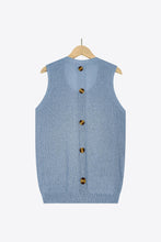 Load image into Gallery viewer, Buttoned Pocket Knit Tank