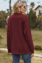 Load image into Gallery viewer, Johnny Collar Dropped Shoulder Blouse