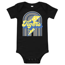 Load image into Gallery viewer, Tigers Retro Rainbow Baby short sleeve one piece