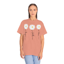 Load image into Gallery viewer, Daisy Hope Faith Love Comfort Colors Unisex Garment-Dyed T-shirt