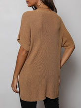Load image into Gallery viewer, V-Neck Slit High-Low Knit Top