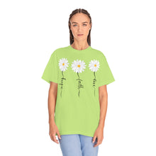 Load image into Gallery viewer, Daisy Hope Faith Love Comfort Colors Unisex Garment-Dyed T-shirt