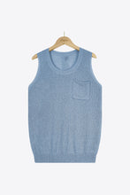 Load image into Gallery viewer, Buttoned Pocket Knit Tank