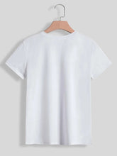Load image into Gallery viewer, Lucky Clover Round Neck Short Sleeve T-Shirt