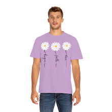 Load image into Gallery viewer, Daisy Hope Faith Love Comfort Colors Unisex Garment-Dyed T-shirt