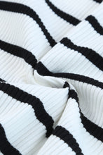 Load image into Gallery viewer, Striped Ribbed Round Neck Tank