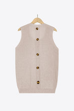 Load image into Gallery viewer, Buttoned Pocket Knit Tank