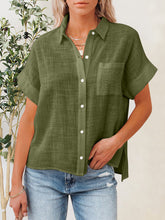 Load image into Gallery viewer, Button Up Short Sleeve Shirt