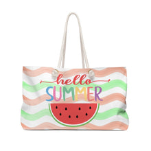Load image into Gallery viewer, Hello Summer Watermelon Big Weekender Bag