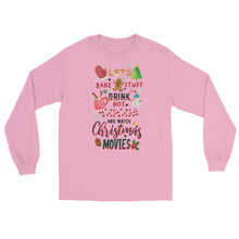 Load image into Gallery viewer, Christmas Movies Gildan Men’s Long Sleeve Shirt
