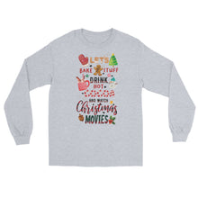 Load image into Gallery viewer, Christmas Movies Gildan Men’s Long Sleeve Shirt