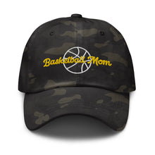 Load image into Gallery viewer, Camo Basketball Mom Embroidered Hat