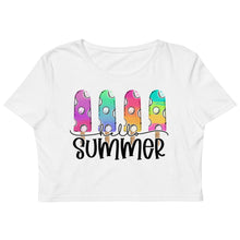 Load image into Gallery viewer, Hello Summer Popsicle Organic Crop Top