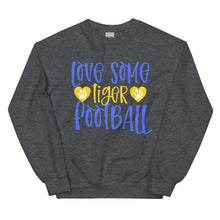 Load image into Gallery viewer, Love some Tiger Football Unisex Sweatshirt