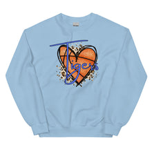 Load image into Gallery viewer, Tigers Heart Basketball Unisex Sweatshirt