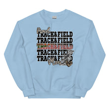 Load image into Gallery viewer, Proud Track & Field Mom Gildan Unisex Sweatshirt